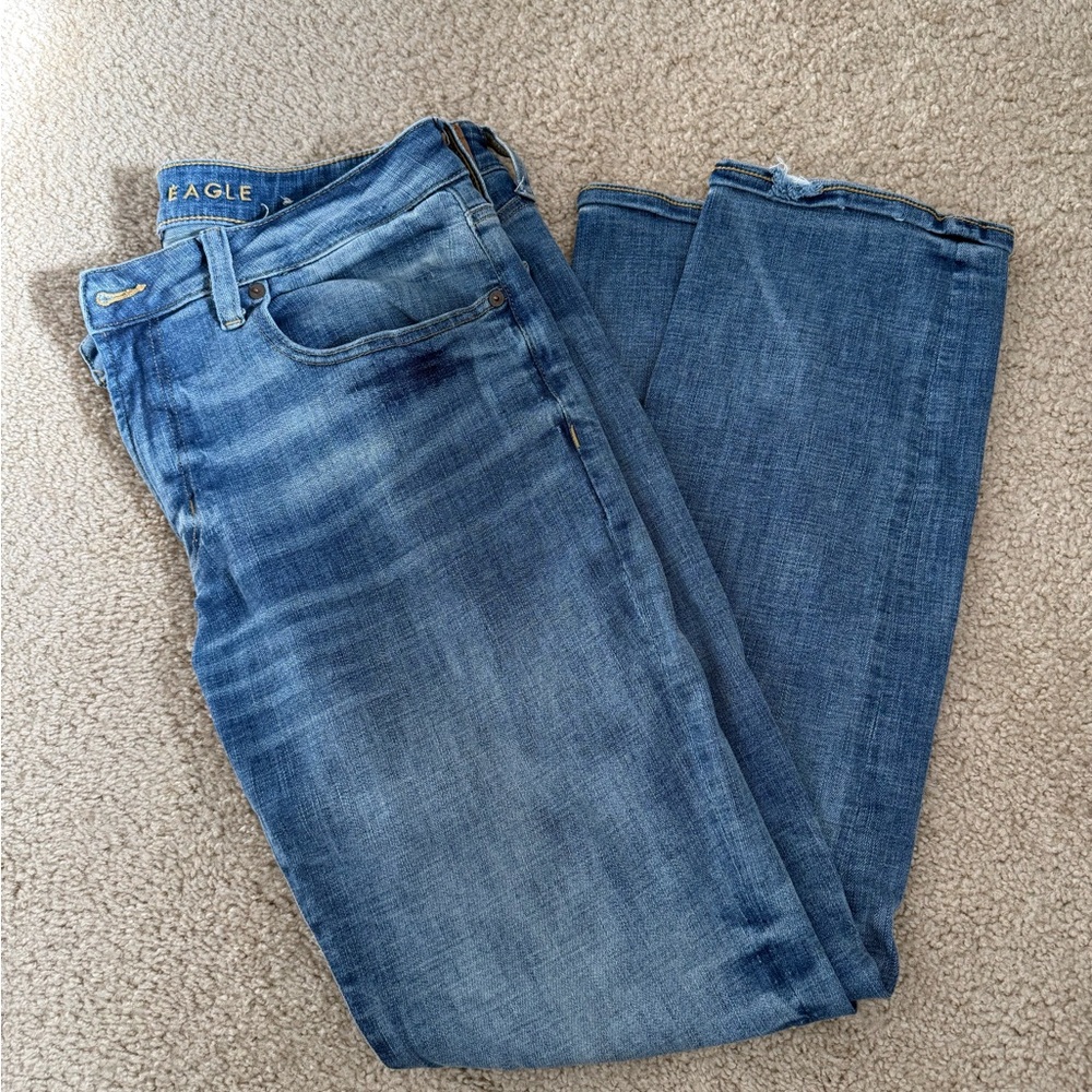 American Eagle Outfitters Men's Light Blue Slim Jeans